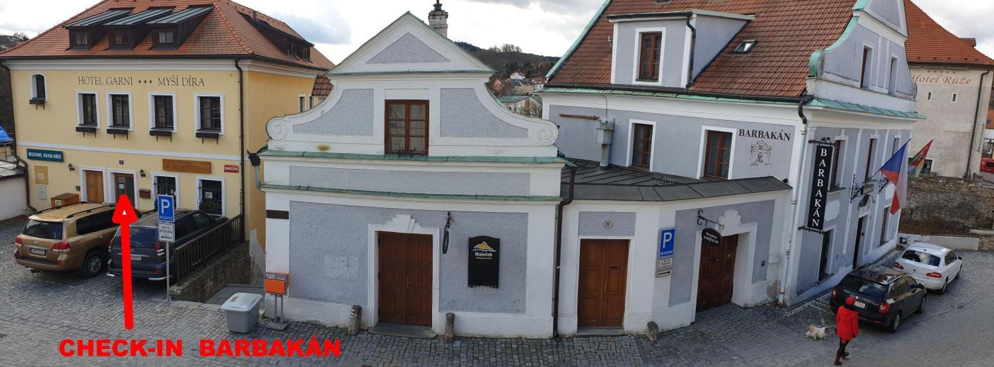 Hotel Barbakan Český Krumlov Exterior foto